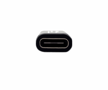 Adapter, mikro vtič v vtičnico USB C, aluminijasta škatla, vesoljsko siva, škatla DINIC